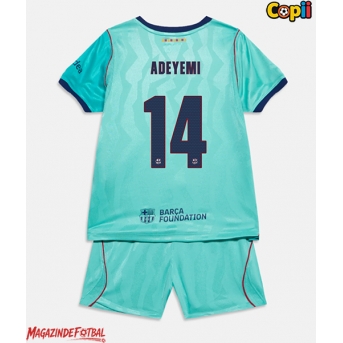 Barcelona Karim Adeyemi #14 Echipament de Fotbal Replică 2026-27 Copii Treilea (+ Șorturi)
